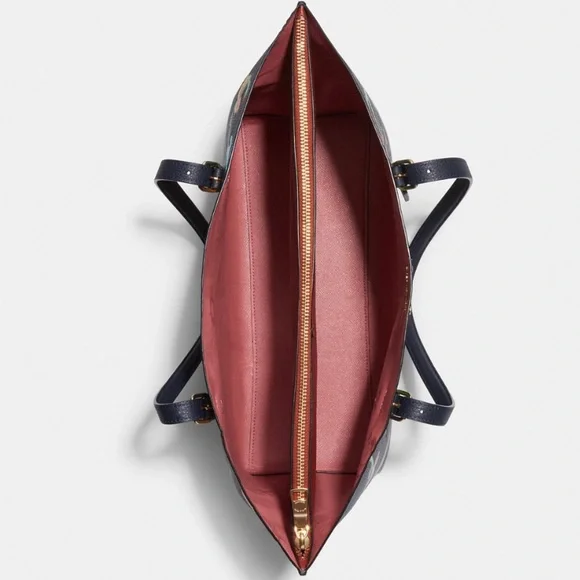 SOLD⛔️Authentic COACH Double faced floral leather tote - Picture 14 of 15